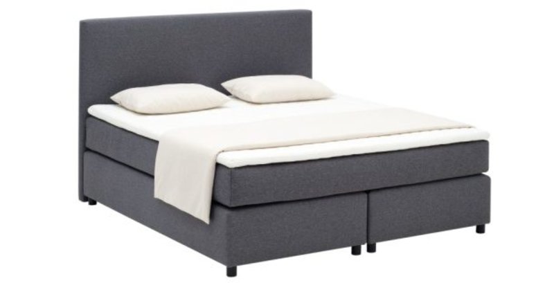 Bett Continental Boxspring Betten Polster Hoch Doppel Leder Textil Bett