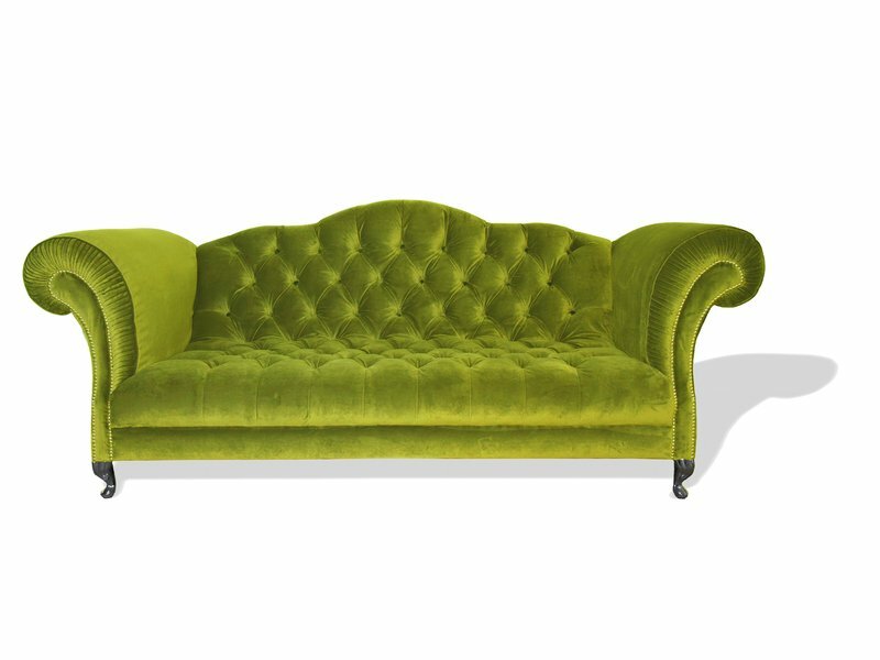 Chesterfield Sofa 3 SITZER Couchen Dunkelgrün Sofas Garnitur Polster Designer