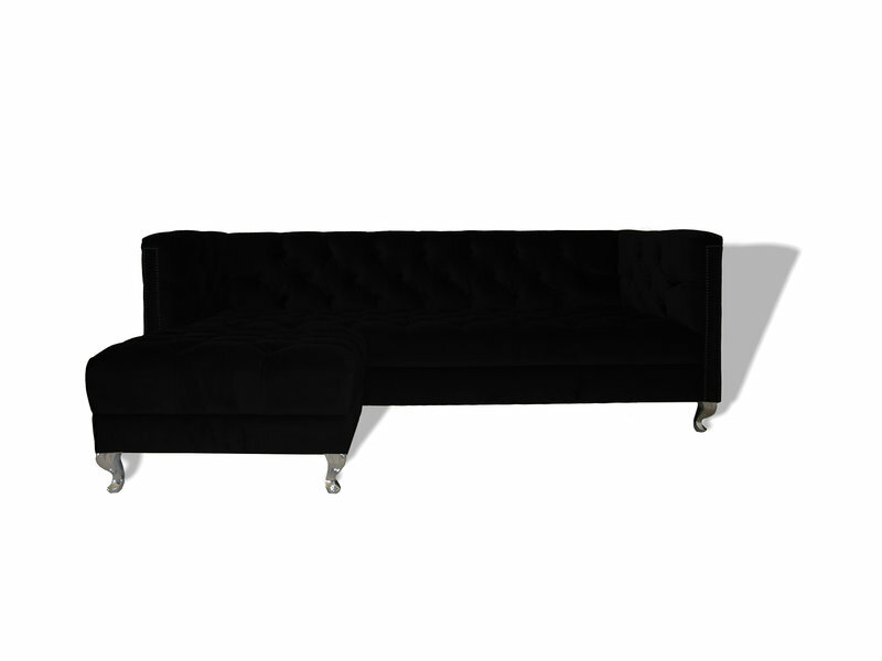 Chesterfield Sofa 3 SITZER Polster Sofas Designer Couchen Schwarz Garnitur