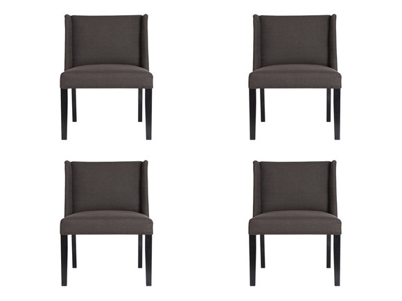 4x Stühle Stuhl Polster Design Lounge Club Sitz Lehn Garnitur Sessel Neu