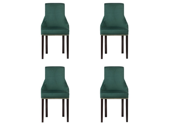 4x Design Polster Sitz Stühle Stuhl Seht Garnitur Sessel Lounge Club Set