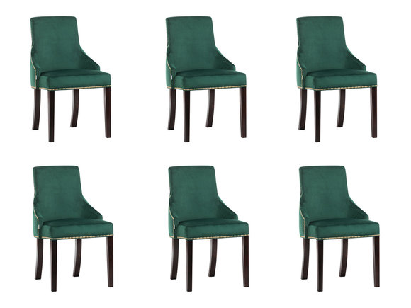 6x Design Polster Sitz Stühle Modern Seht Garnitur Sessel Lounge Club Set