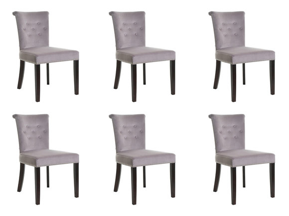 6x Design Polster Sitz Stühle Stuhl Seht Garnitur Sessel Lounge Club Set 6x