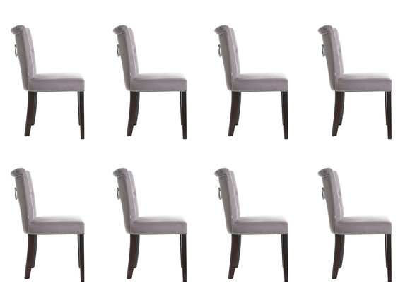 8x Design Polster Sitz Stühle Stuhl Seht Lounge Garnitur Sessel Club Set