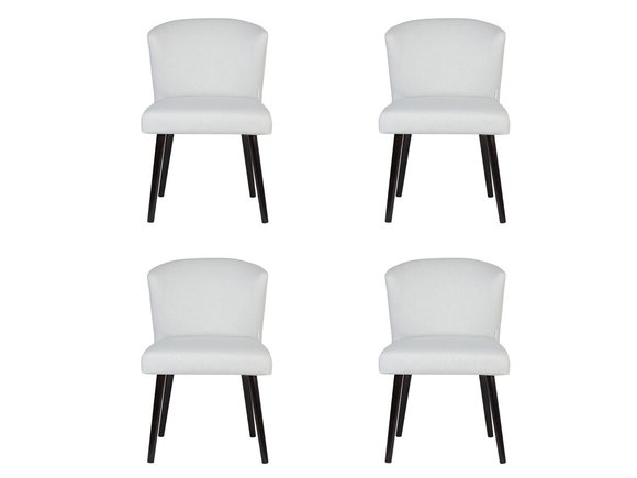 4x Leder Polster Sitz Stühle Lehn Stuhl Design Lounge Club Sessel Garnitur