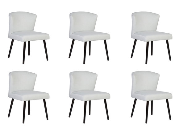 6x Leder Polster Sitz Stühle Lehn Stuhl Design Lounge Club Sessel Garnitur