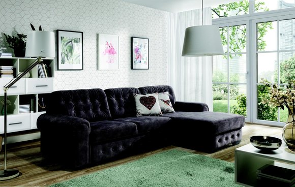 Polster Schlaf Eck Sitz Sofa Polster Garnitur Wohnlandschaft Sofas Couchen