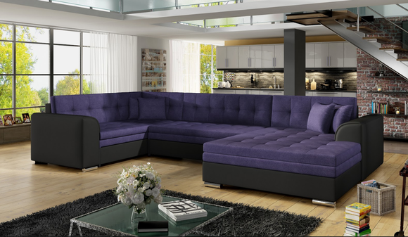 Design Ecksofa Bettfunktion Sofa Couch Polster Sofas Couchen Wohnlandschaft