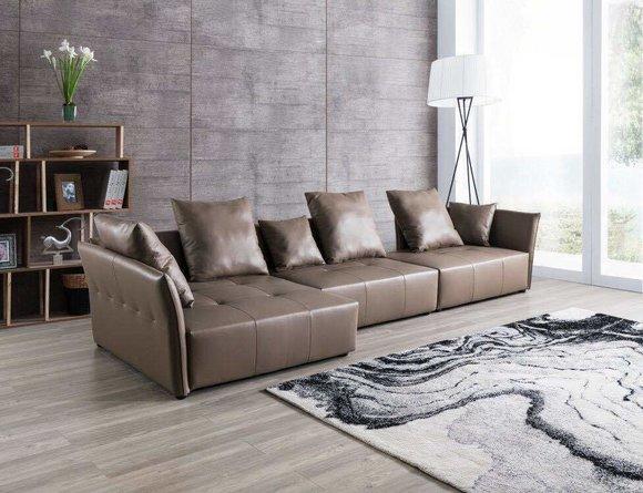 Design Ecksofa Couch Polster Eckgarnitur Sofa Couchen Leder