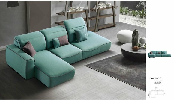 Italienische Design Eck Sofa Sitz Polster Eck Garnitur Couchen EckeTextil