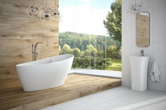 Design Badewanne Badewannen Ovale Freistehende Moderne Wannen