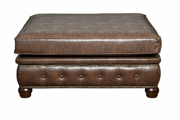 Fußhocker Club Lounge Hocker Chesterfield Textil Ottoman Design Ottomane