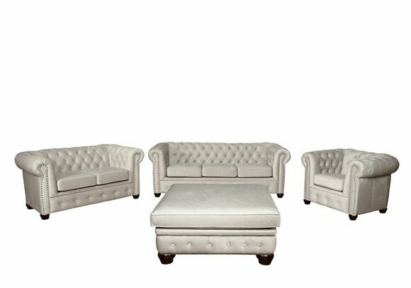 Sofagarnitur 3+2+1 Sitzer Sofa Sitz Couch Polster Garnitur Klassische Couchen