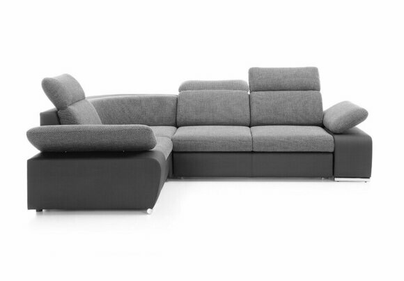 Design Ecksofa Couch Leder Polster Multifunktion Sofas Wohnlandschaft