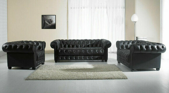 Chesterfield Couchen Sofas Polster Leder 321 Sitzer Sofagarnitur Garnituren