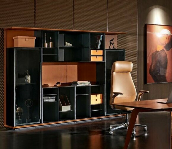 Büro Bücherschrank Aktenschrank Schrank Luxus Möbel Stil Antik Schränke