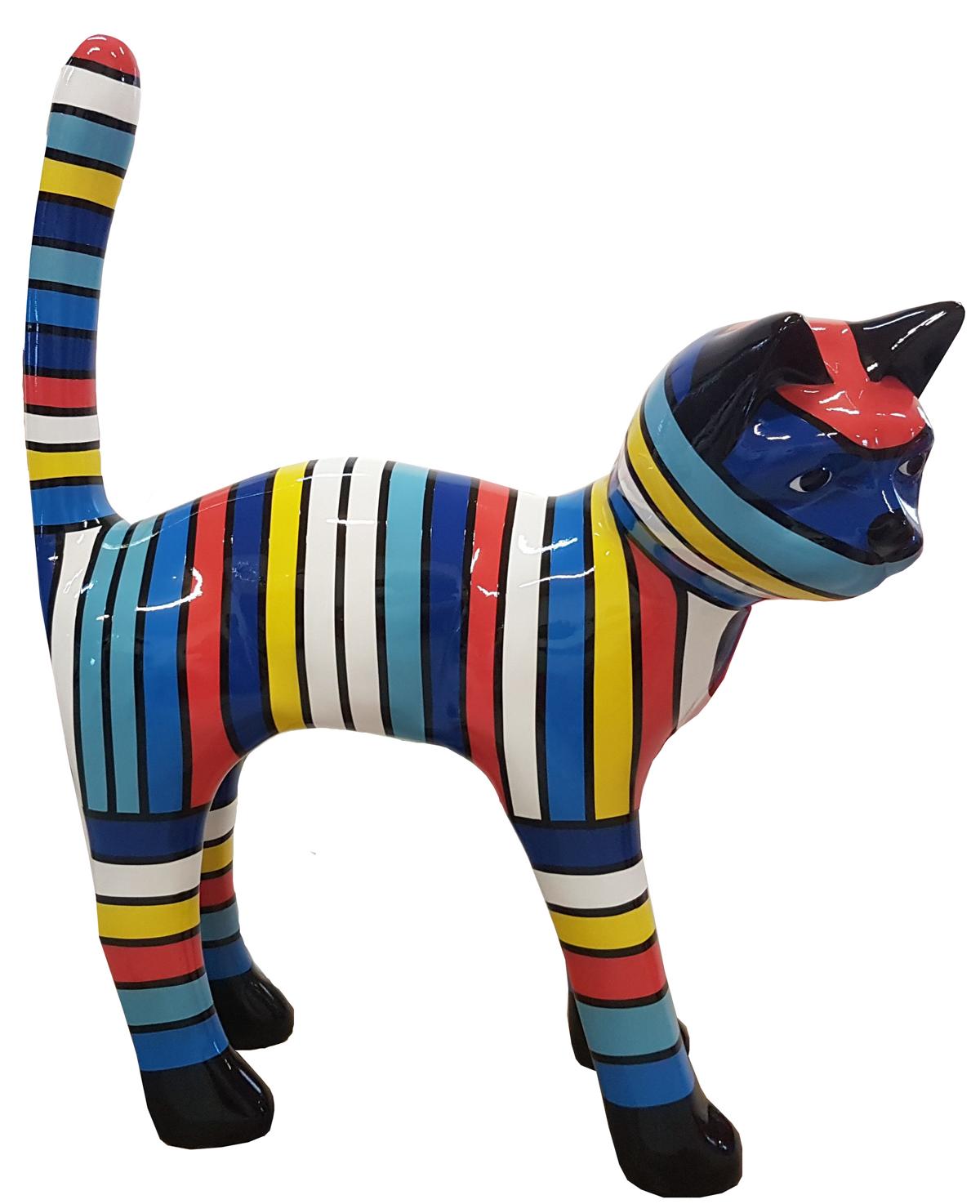 Perfekt designte abstrakte Katzenskulpturen: Moderne Figuren
