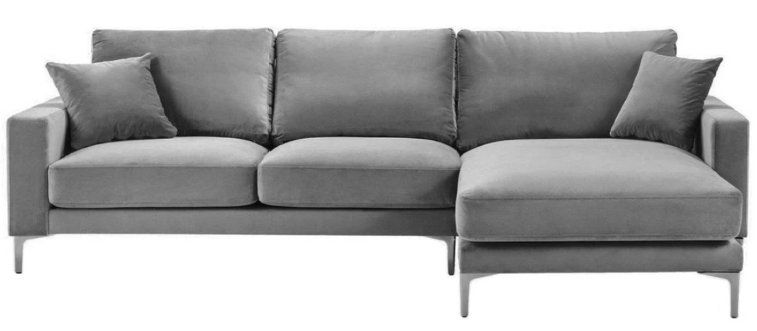 Wohnzimmer Ecksofa Grau xxl Big Kreative Möbel Textill Stoff Chesterfield Sofas