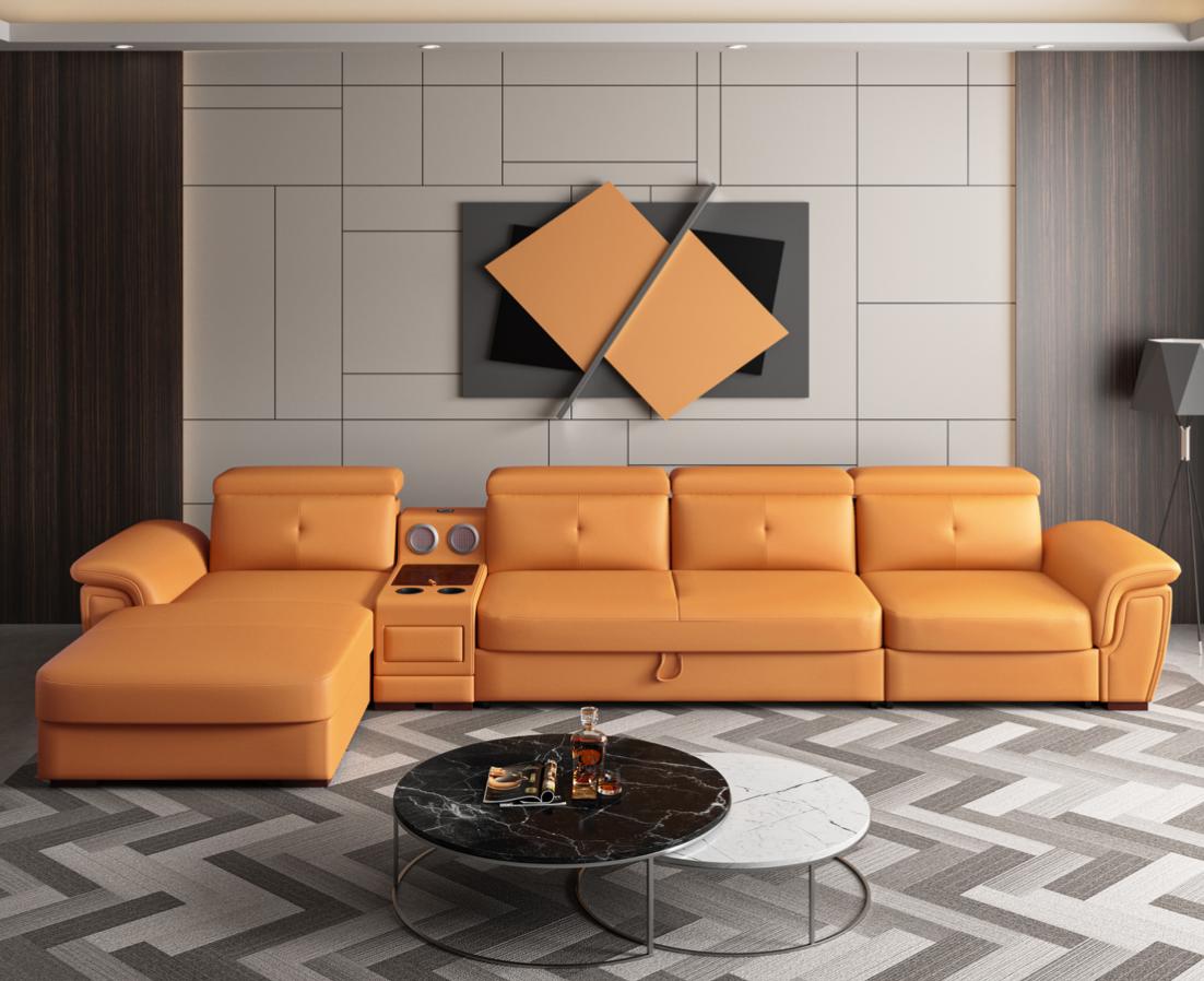 Sofa Couch Ecksofa L form Polster Sitz Luxus Möbel Wohnlandschaft ...