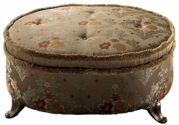 Oval Tisch Chesterfield Polster Hocker Fußhocker Ottomane Sofa Beistell Rund