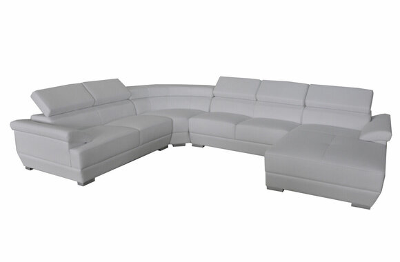 Sofa Ecksofa Design Polster Eckcouch Eckgarnitur Couch Wohnlandschaft UForm +USB