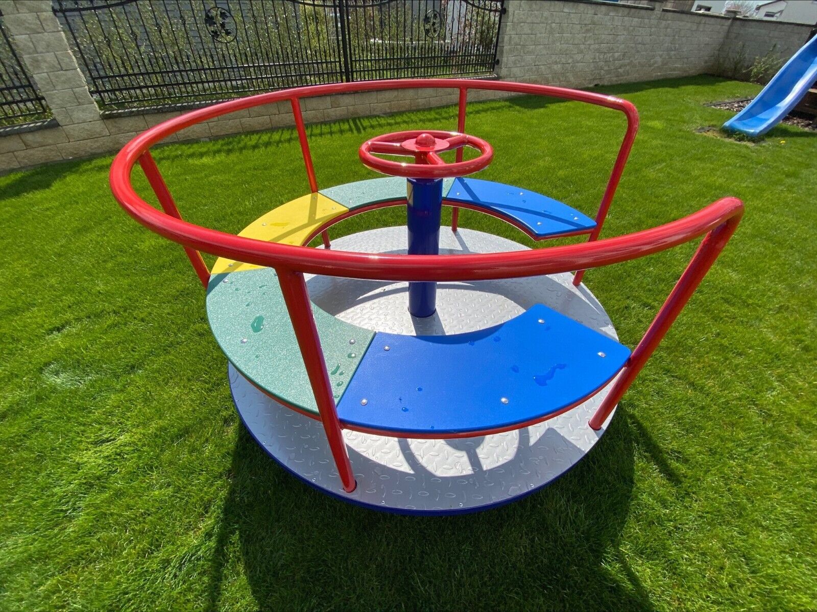 Karussell Spielplatz Drehbare Outdoor Karusselle Kinder Drehplatte Sofort