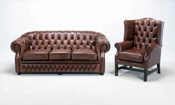 Chesterfield Sofa Polster Designer Sofas Garnitur Couch Samt Ledersofa