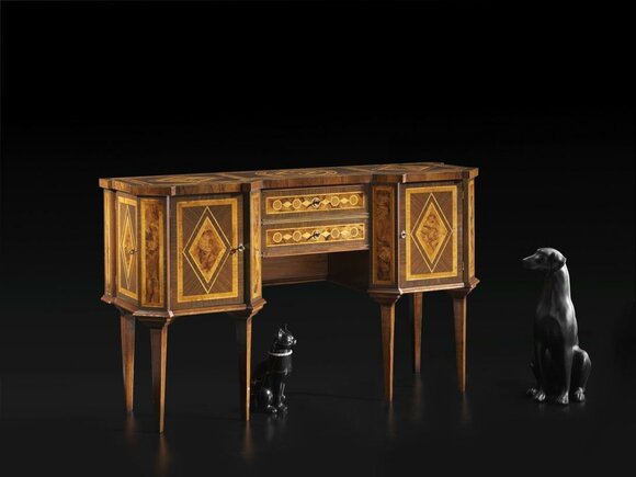 Konsolentisch Sideboard neue italienische Holzmöbel Konsole Schminktische-