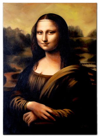 Mona Lisa Handarbeit Ölbilder Gemälde Leinwand Ölbild Bild Bilder G118573