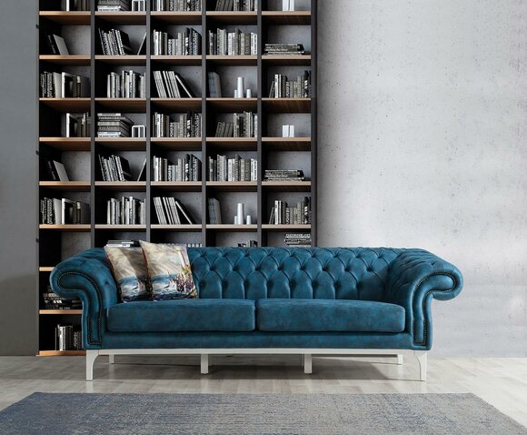 3 Sitzer Polster Sofas Wohnzimmer Couchen Modern Stil Designer Möbel Sofa