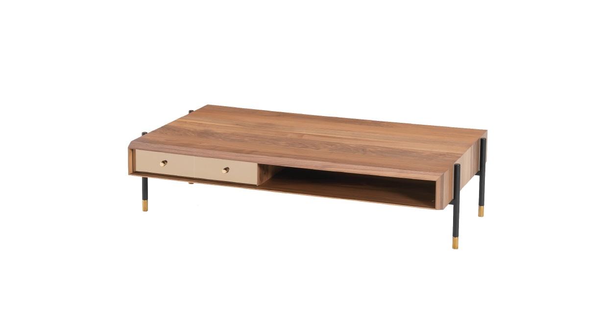 Couchtisch Wohnzimmer Holz Luxus Design Holztische braun Kaffeetisch