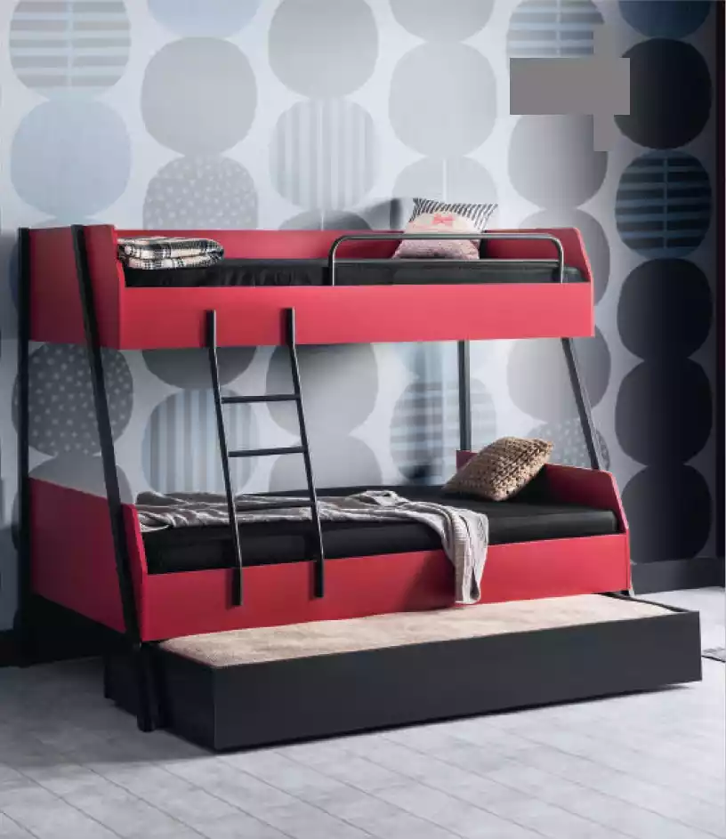 Jugendbett Kinderbett Kids Design Modern Bett Kinderzimmer Holz Betten