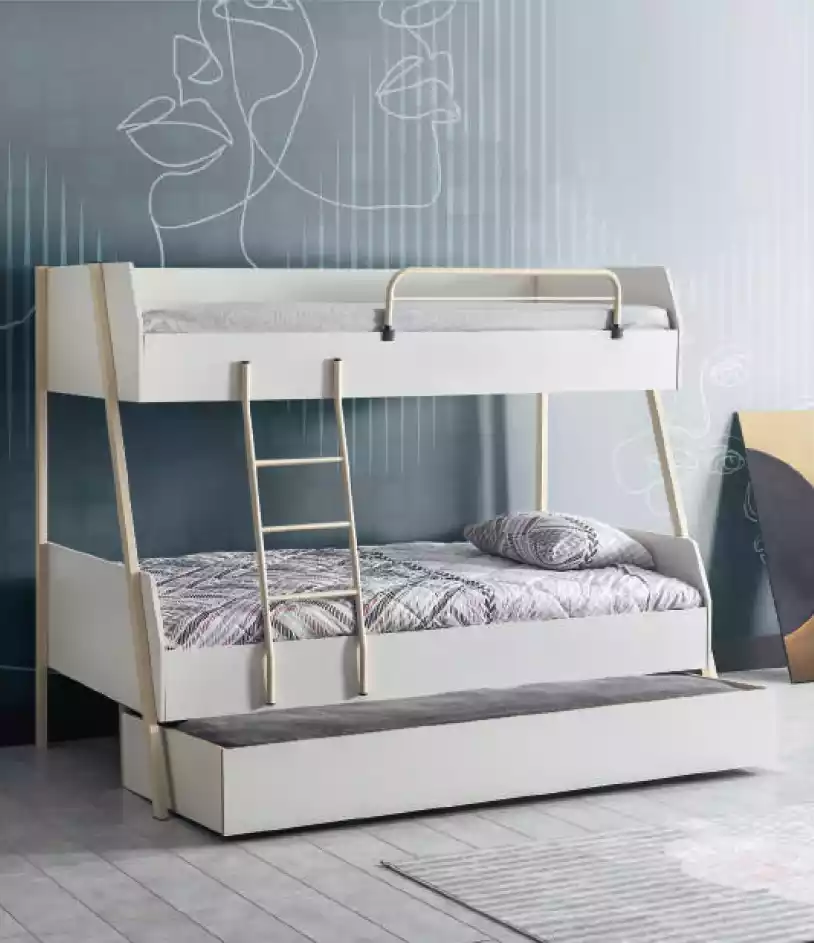 Jugendbett Weiß Kinderbett Design Modernes Bett Kinderzimmer Möbel