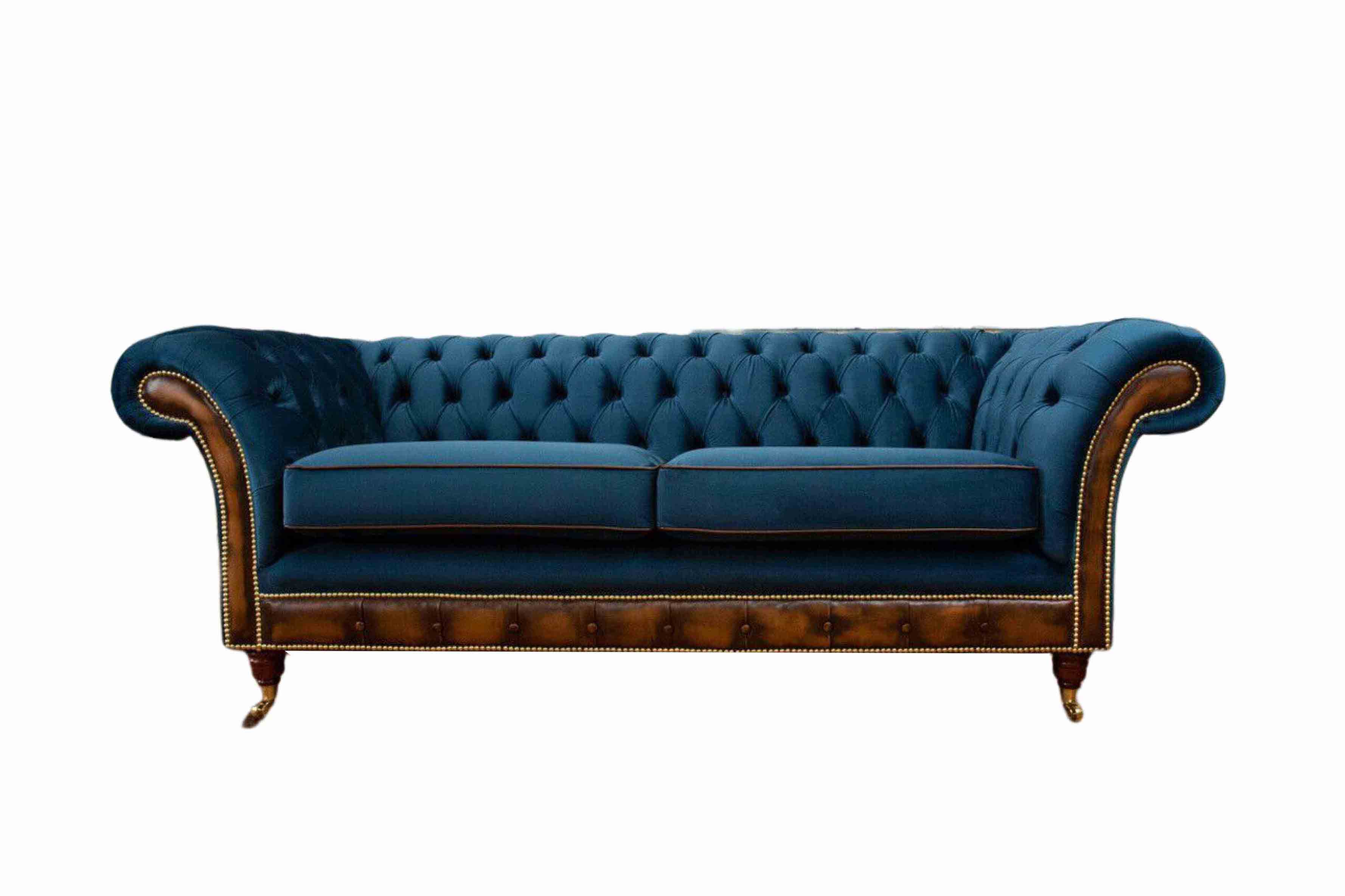 Design Dreisitzer Couch Polster Sofa Chesterfield Zimmer Möbel Sitz