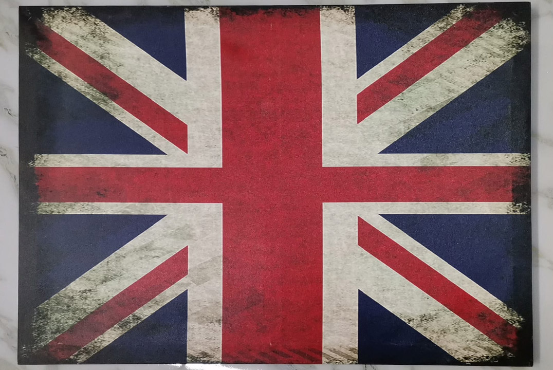 Kunstdruck Großbritannien Flagge Dekorative Malerei moderner Stil SOFORT