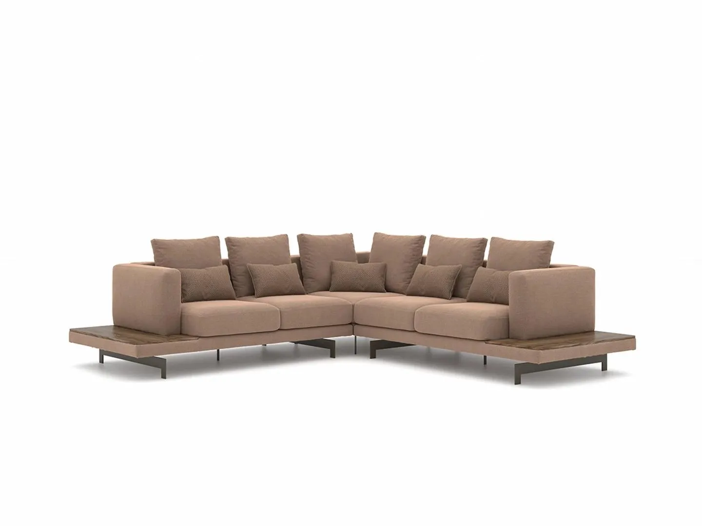 Wohnzimmer Ecksofa Neu Einrichtung Textil Sofa Couch L-Form Luxus