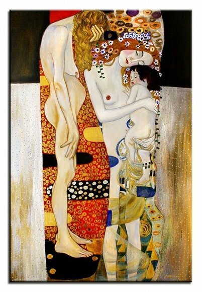 GUSTAV KLIMT Ölbilder Gemälde Leinwand Ölbild Bild Bilder 60X90 Abstrakte Sofort