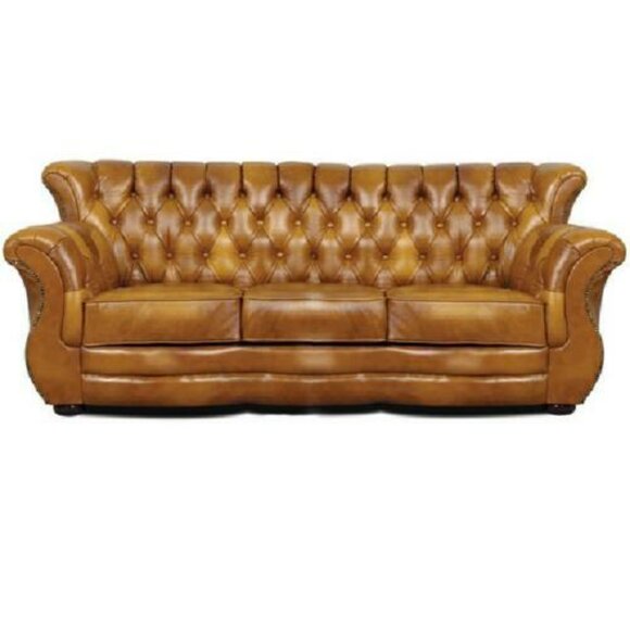 Chesterfield Ohrensofa Sofa Couch Polster Garnitur Sofagarnitur