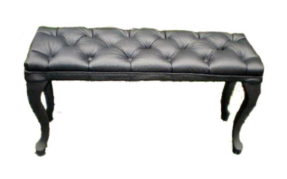 Silber Hocker Chesterfield Beistellhocker Ottomane Couch Leder Stoff Textil