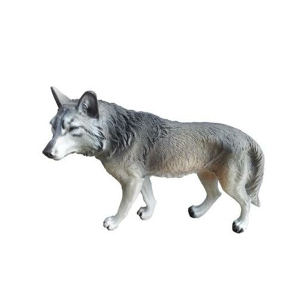 Wolf Wild Figur Statue Garten Dekoration Skulptur Deko Skulpturen