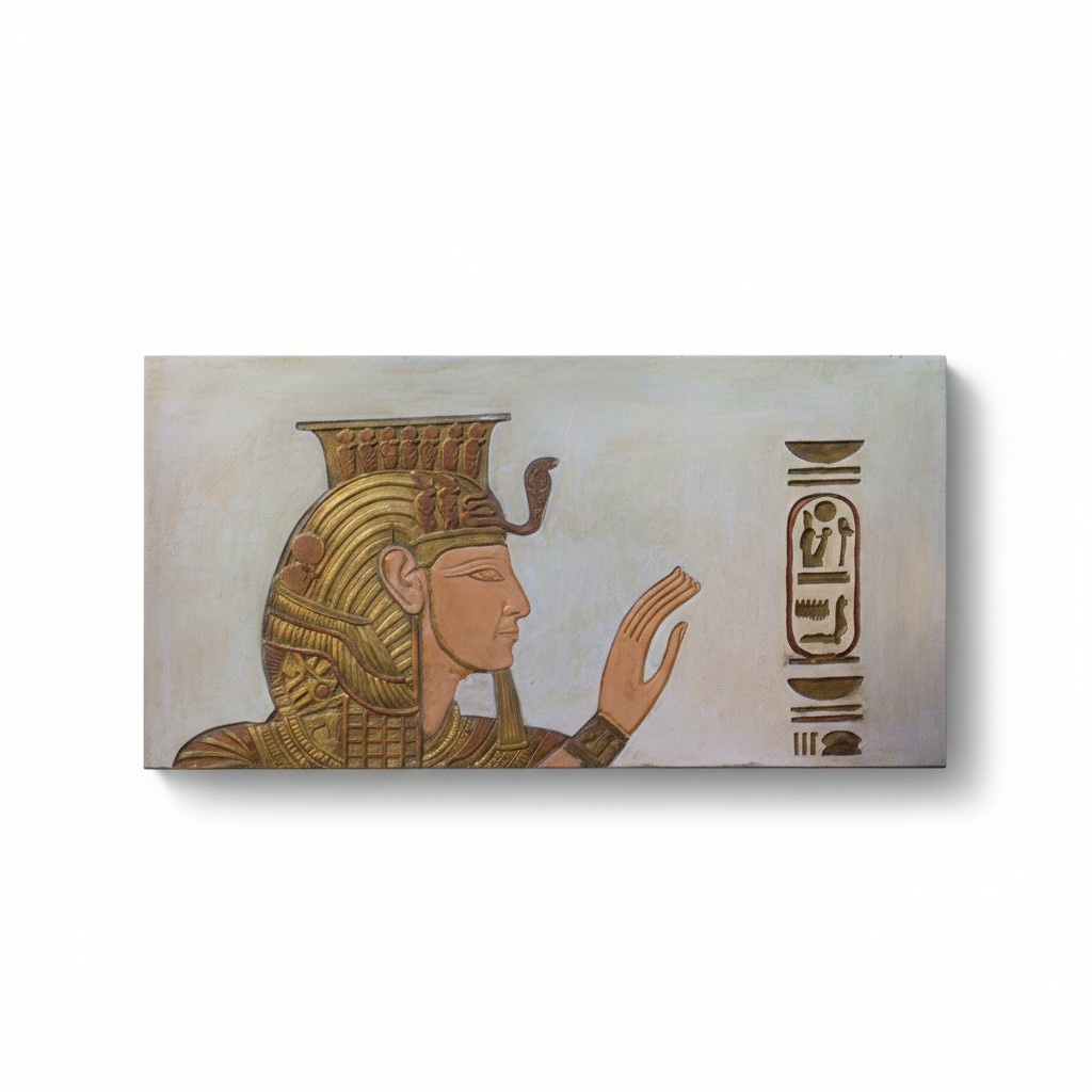 Bild Deko Ägypten Statue Skulptur 72 x 50 cm Figuren Statuen Skulpturen
