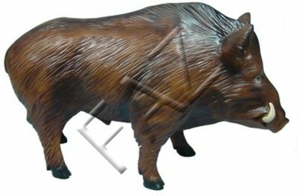 Wildschwein Figur Garten Statue Skulptur Dekoration Figuren Skulpturen