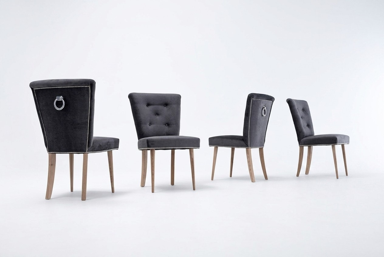 Chesterfield Stuhl Set Gruppe 2x Lehnstuhl Stühle Garnitur Sitz Polster