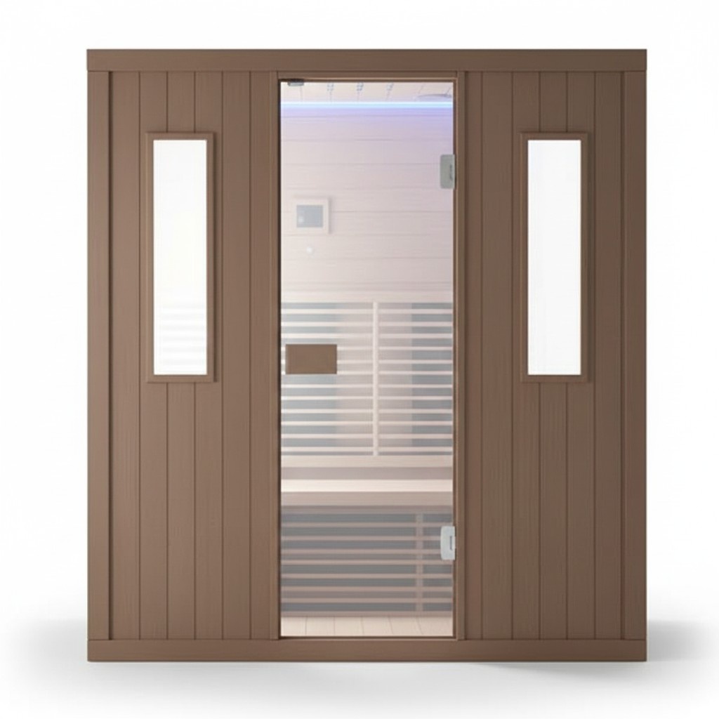 Designsauna Sauna Saunaraum Trockensauna Holzsauna Saunakabine 180x125 cm