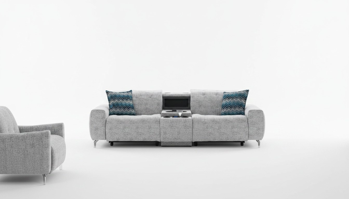 Dreisitzer Kino Sofa Relaxsofa Lounge Entertainment Theater Multimedia Couch