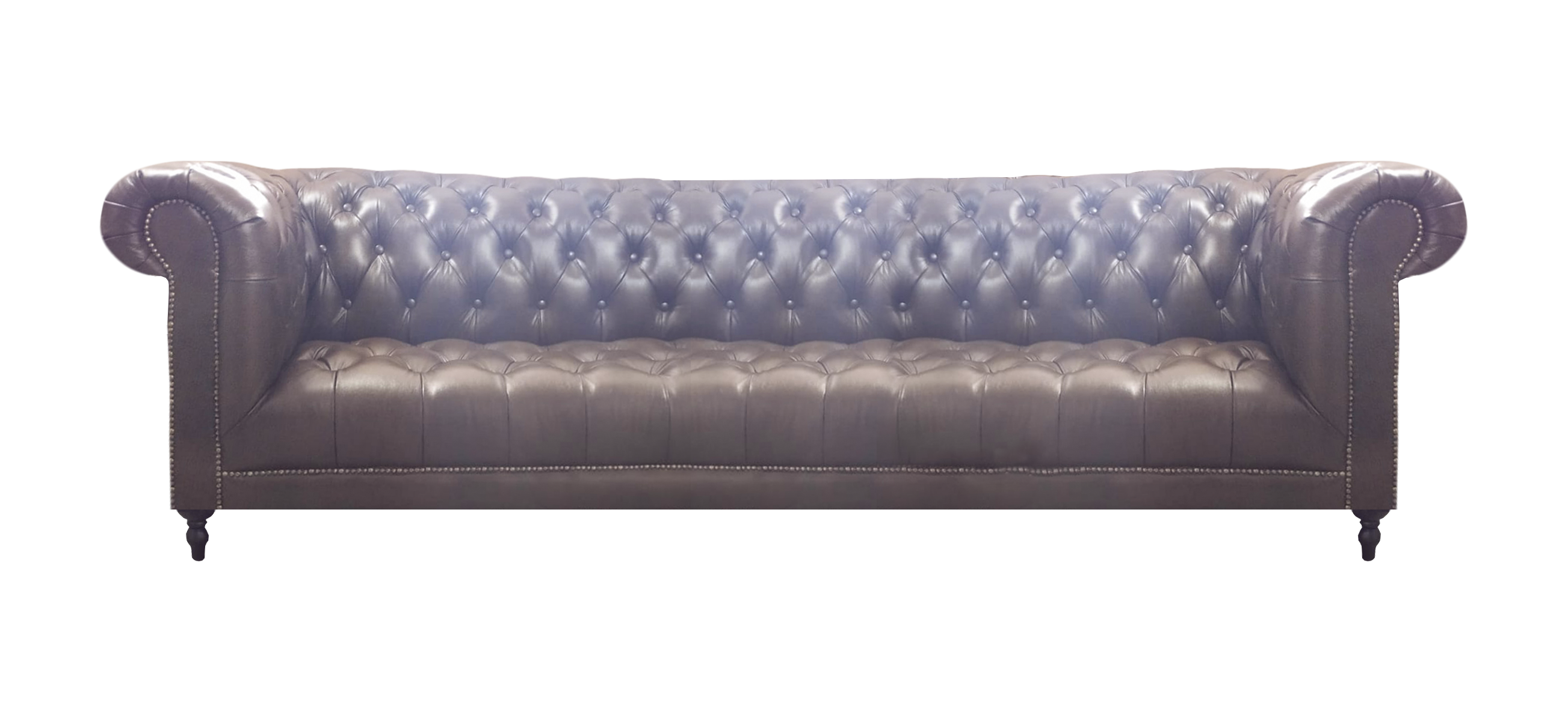 Polstermöbel Chesterfield Viersitzer Sofa Couch Neu Luxus Leder Sofas