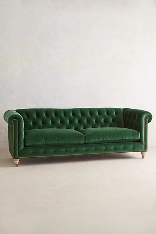 Chesterfield Sofa 2 SITZER Polster Designer Couchen Sofas Dekor Garnitur