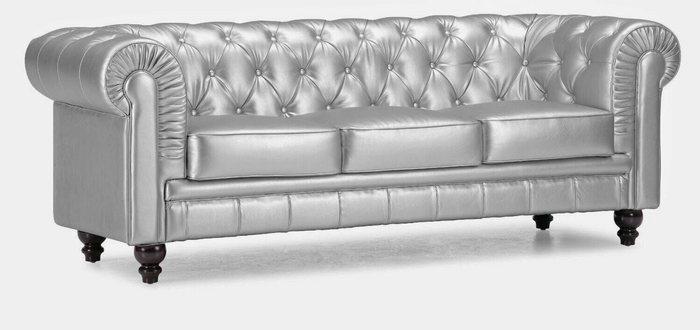 Chesterfield Sofa 3 SITZER Polster Designer Couchen Sofas Garnitur Sofort