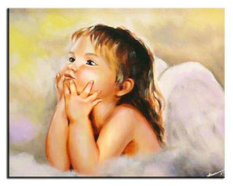Bild Gemälde Bild Kinder Engel Dekorative Kinderzimmer Klassisch Modern