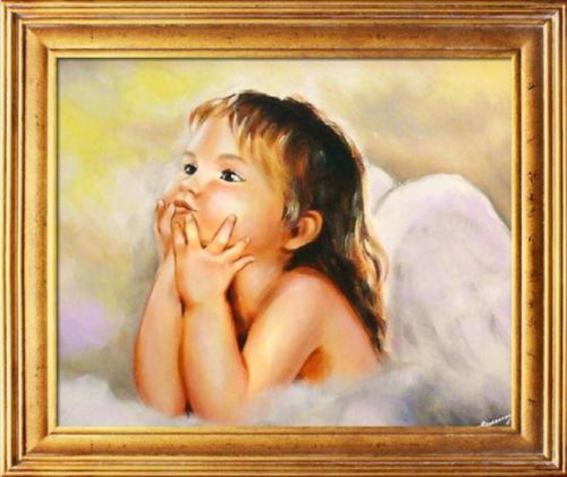 Bild Gemälde Bild Kinder Engel G94084